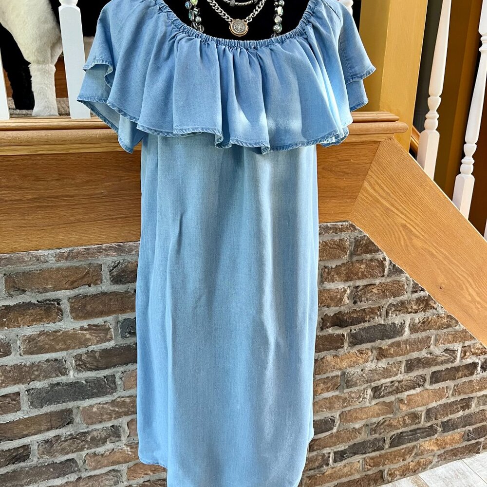 SALE! Ruby Rd. Denim/Tencel Dress